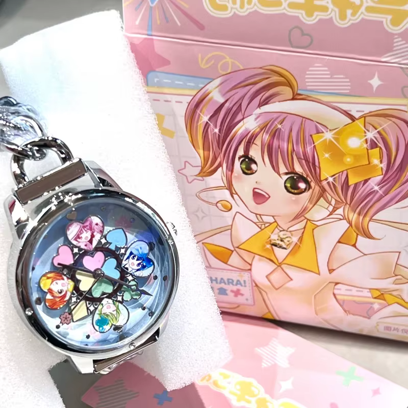 En stock – Boîte mystère authentique Shugo Chara : Montres de collection Tsukiyomi Utau, Hinamori Amu, Tsukiyomi Ikuto, Dia Ran, Meiqi Suu