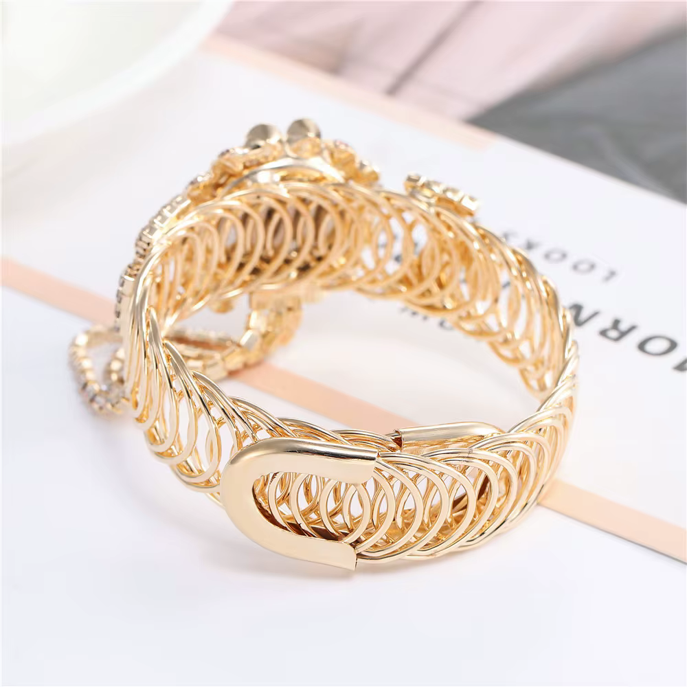 SaSaus-Montre-bracelet en acier inoxydable pour femme