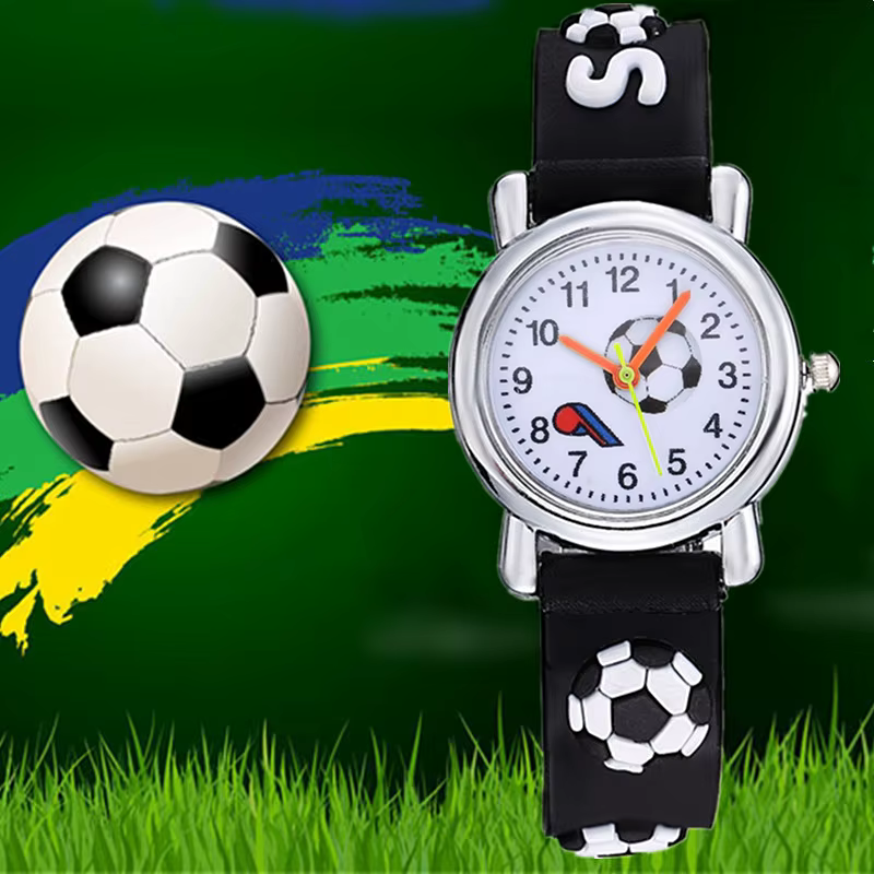 Montres de Football en Silicone pour enfants