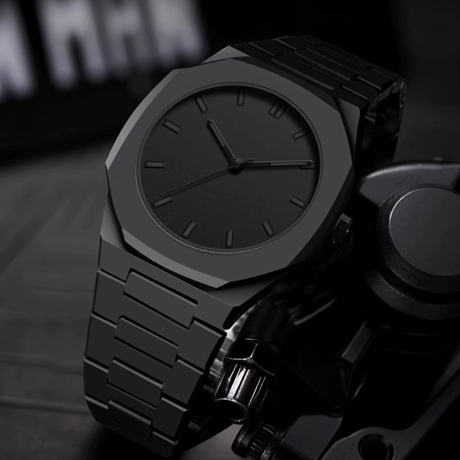 VA VA VOOM marque hommes montre créative mode Silicone noir Style d'affaires arabe numérique créatif militaire Quartz montres de sport