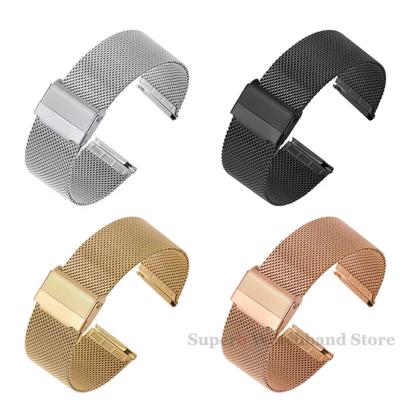 Bracelet milanais universel à dégagement rapide