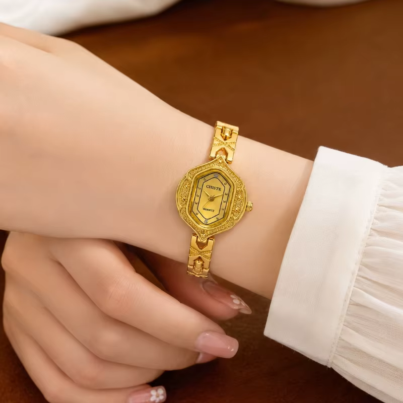 Montres-bracelets à la mode pour femme, marque de luxe, montres analogiques pour femmes, montres-bracelets élégantes haut de gamme, montre à quartz pour femme, cadeau, Reloj Mujer