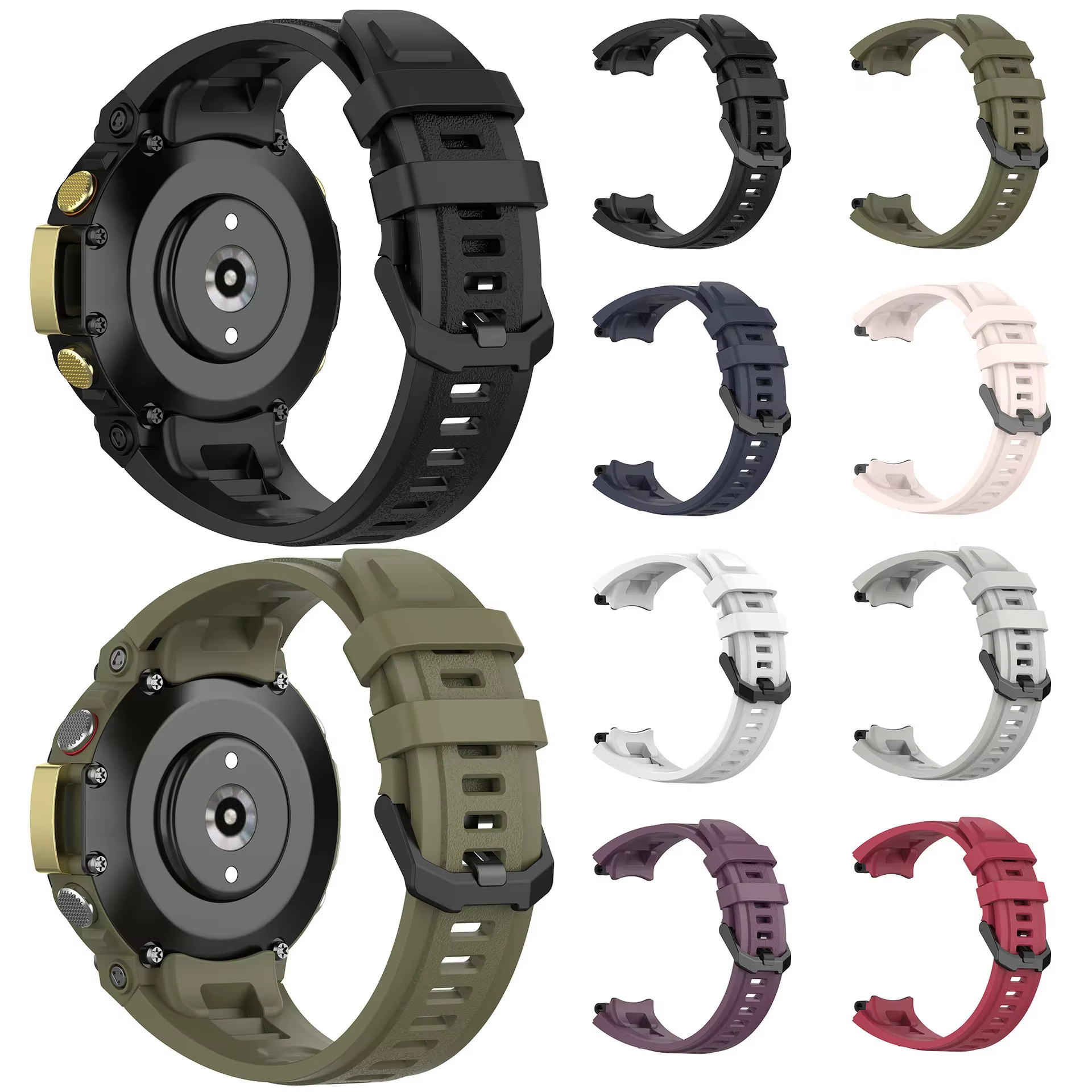 Bracelet de montre bleu T rex 2 pour Amazfit t-rex 2