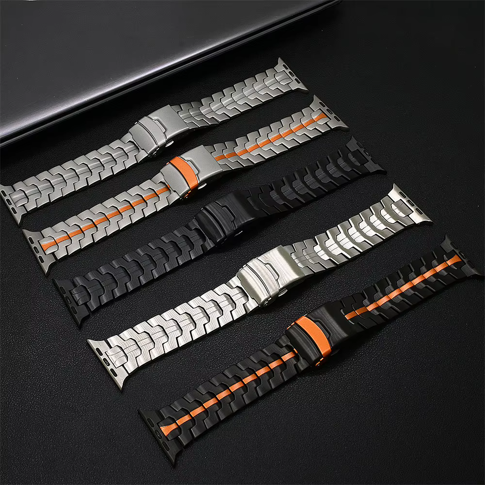 Bracelet en titane pour hommes pour Apple Watch