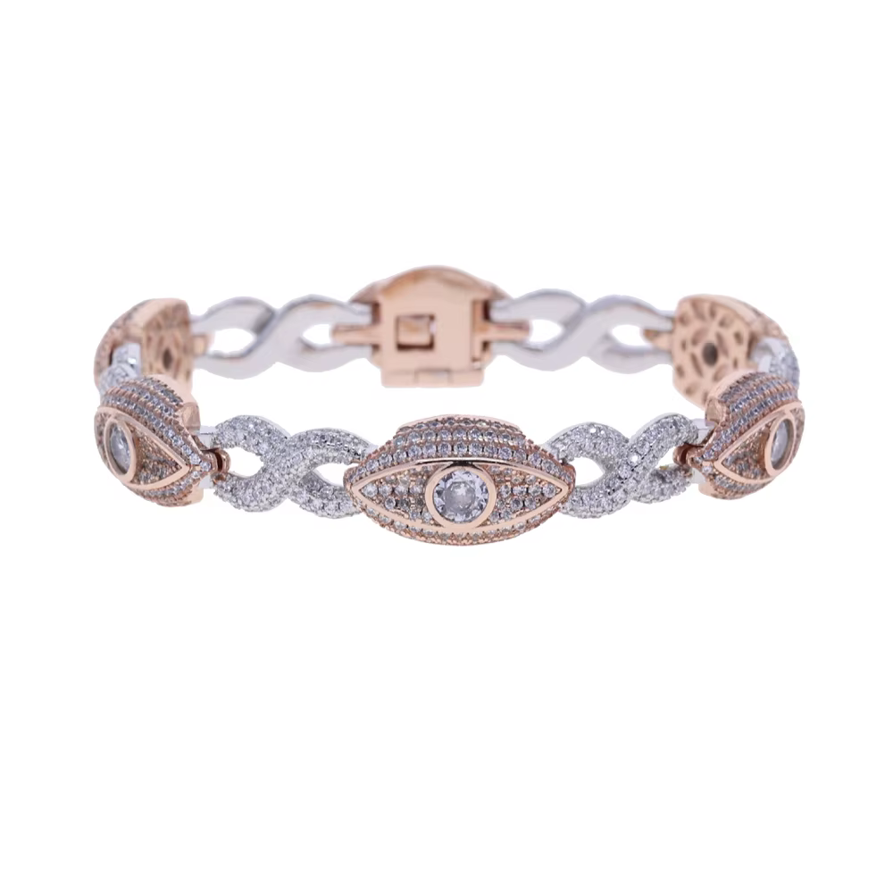 Bracelet à maillons infini pour hommes et femmes