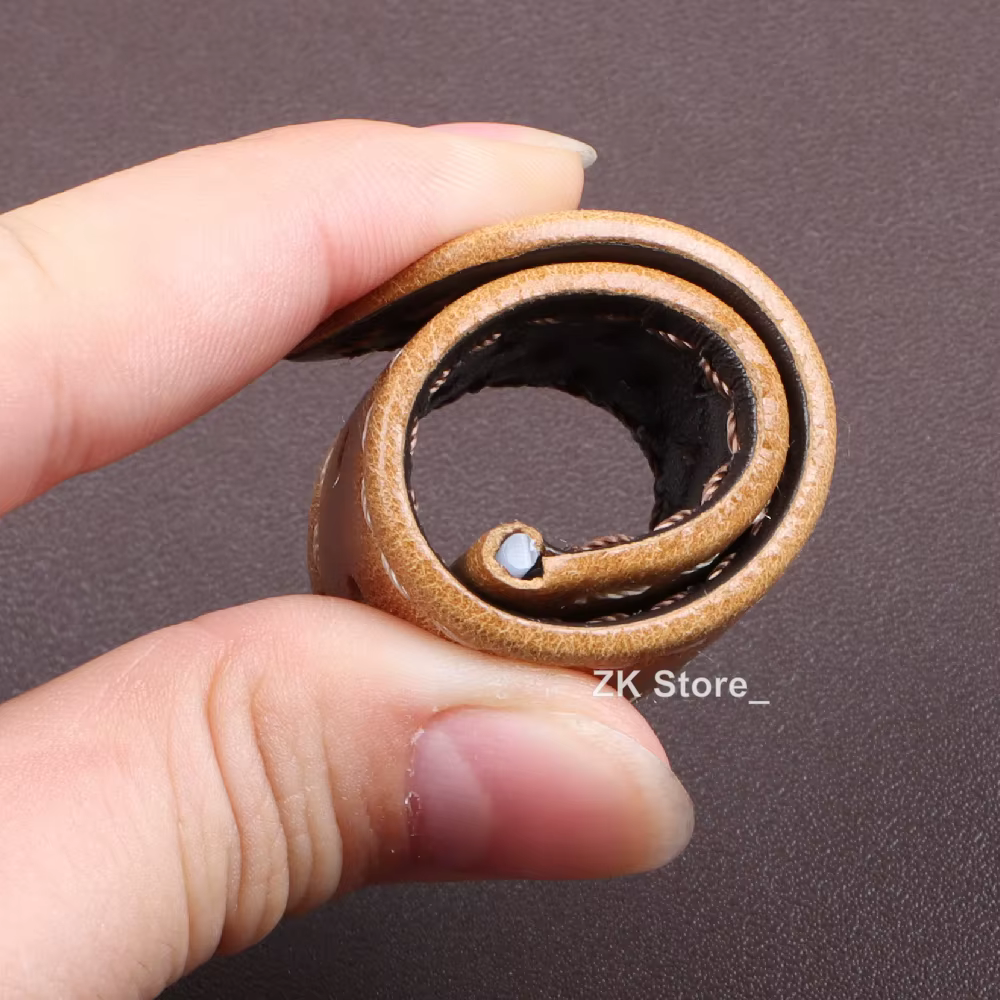 Bracelet de montre en cuir de vachette respirant pour hommes et femmes