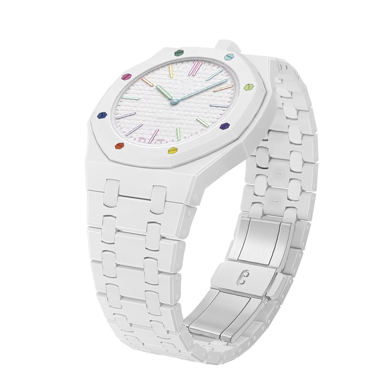 Bracelet en céramique pour Swatch X AP Royal Pop