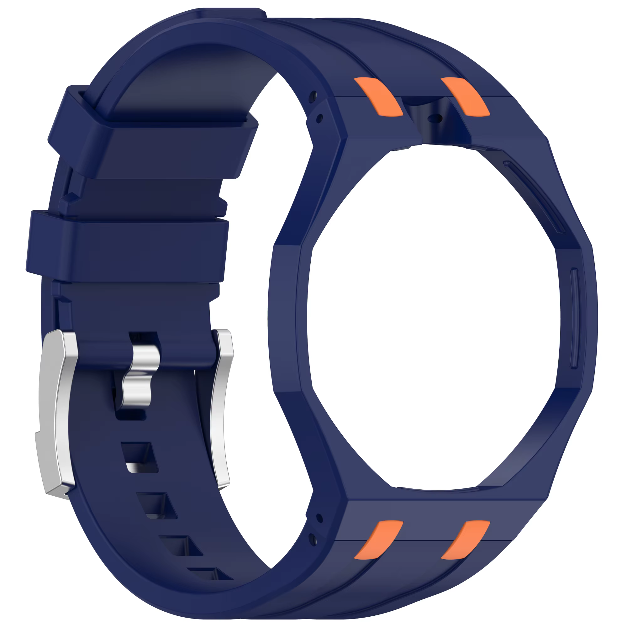Bracelet de montre en TPU + lunette en céramique pour Swatch x AP Royal Pop