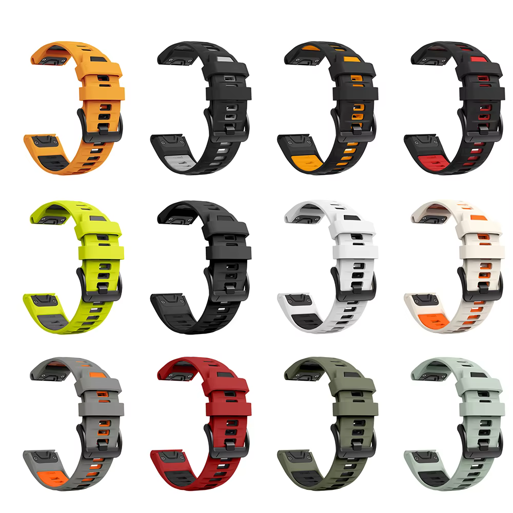 Bracelet de montre Fenix8 1:1 pour Garmin Fenix 8 Pro 47mm 51mm E 7 7X 6 6X 5 5X/Epix Pro/Enduro 3/970 QuickFit 22mm