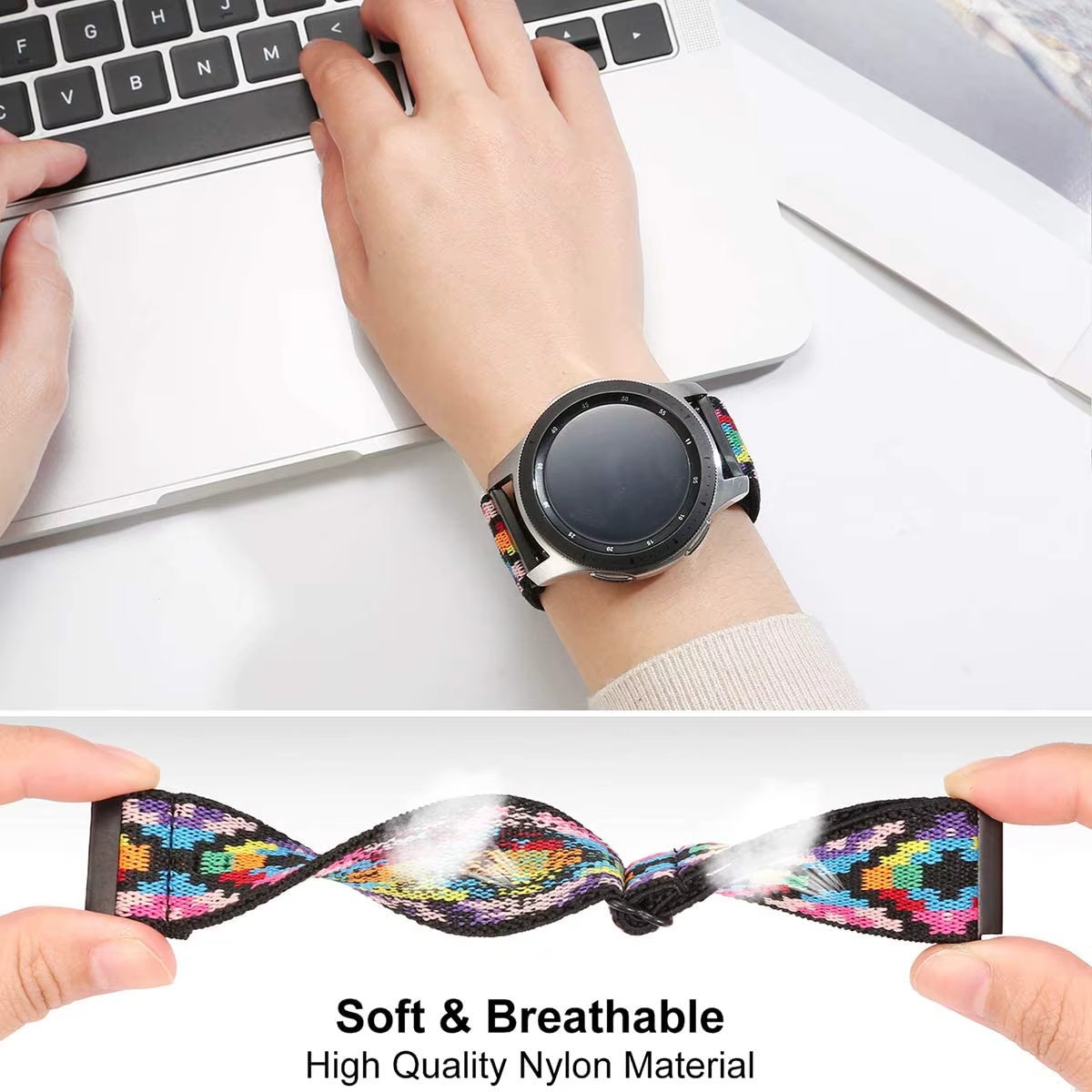 Bracelet en Nylon pour montre intelligente Redmi 5 active/5 lite