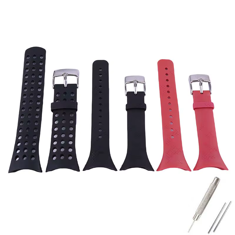 Accessoires de bracelet de montre en caoutchouc compatibles pour SUUNTO M1 M2 M4 M5 hommes et femmes bracelets de sport