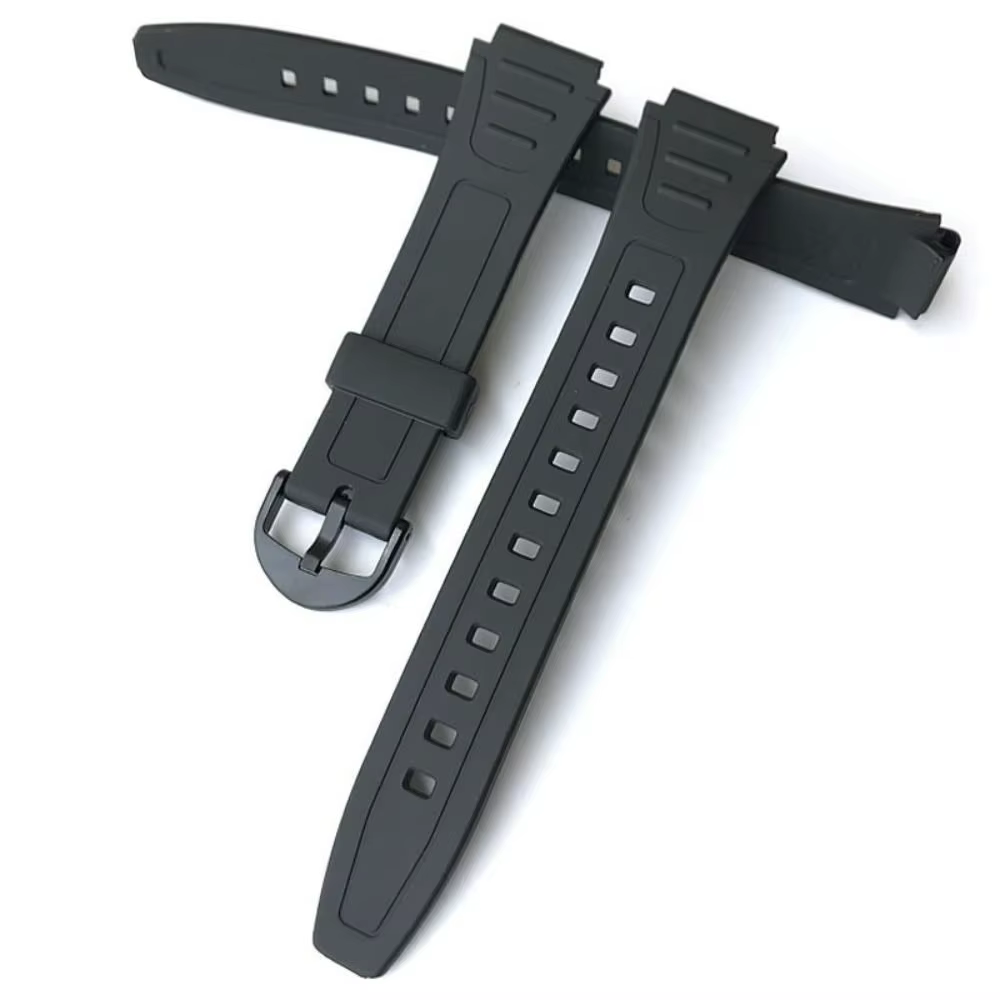 Bracelet de montre en caoutchouc de Silicone pour Casio G Shock W-800H W-217 AQ-S800W, accessoires de montre, Bracelet de sport 18MM