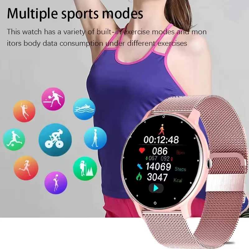 Original usine ZL02 pour Xiaomi SmartWatch femmes hommes plein écran tactile Bluetooth 5.2 appel étanche GPS sport Fitness Tracker