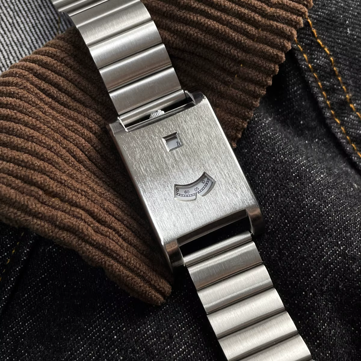 Montre à Quartz carrée avec mouvement japonais