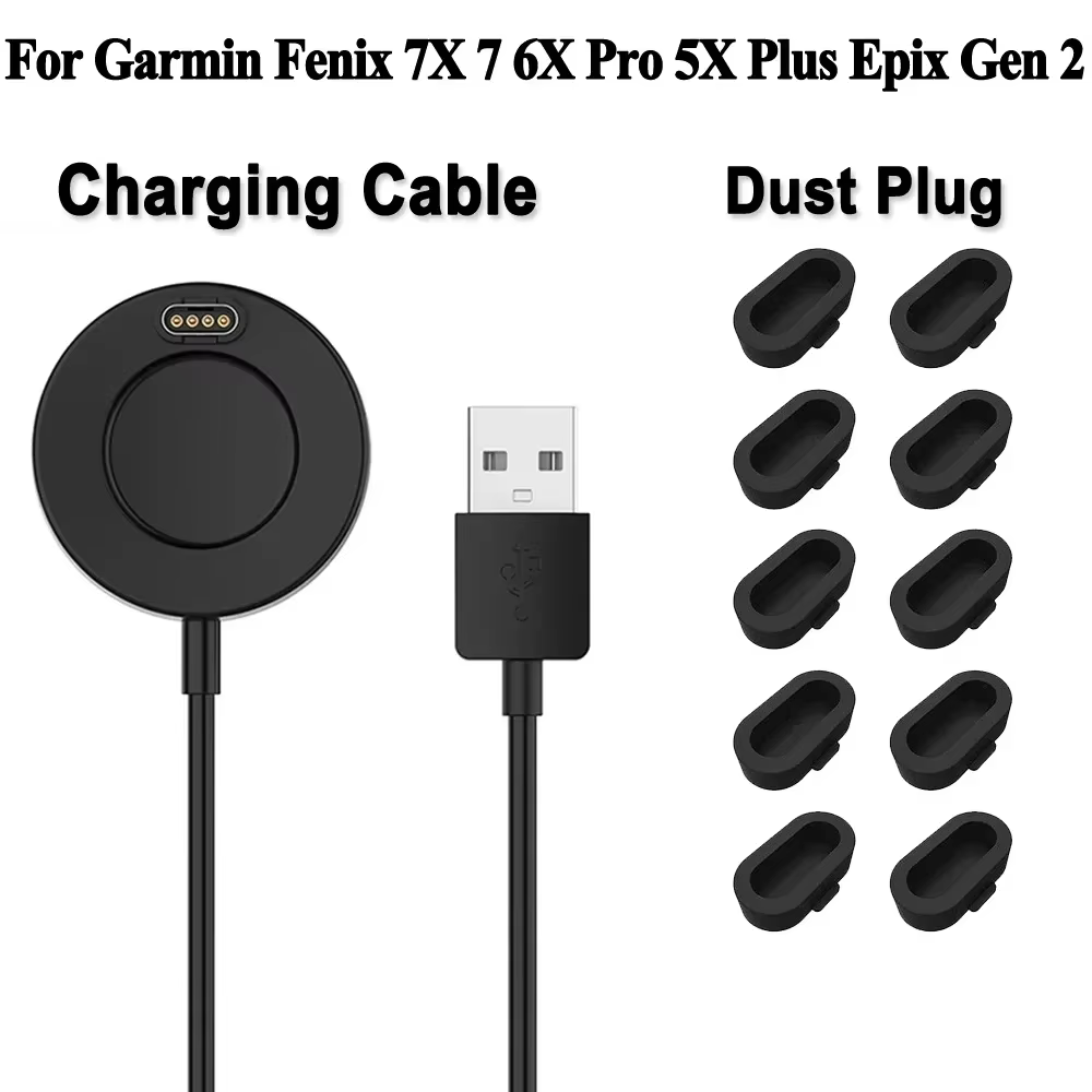 Chargeur de montre 1M pour Garmin Fenix 7X 7 7S 6 6S 6X Pro 5 5S 5X Plus Epix Gen 2 955 945 935 255