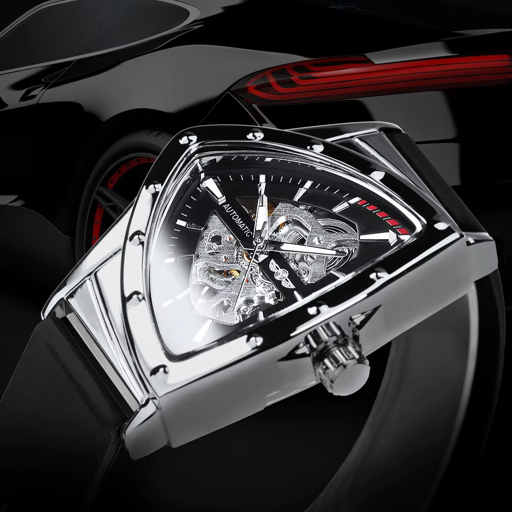 Montre mécanique squelette WINNER Sports pour hommes