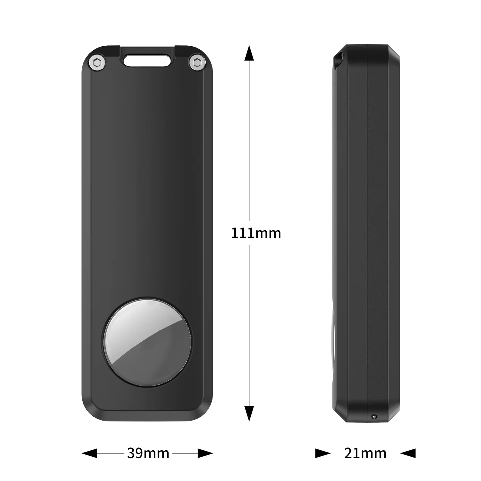 Boîtier de batterie étanche d'Airtag avec bâton de suivi GPS, étiquette de localisation Anti-perte alimentée par batterie pour voitures, remorques, motos