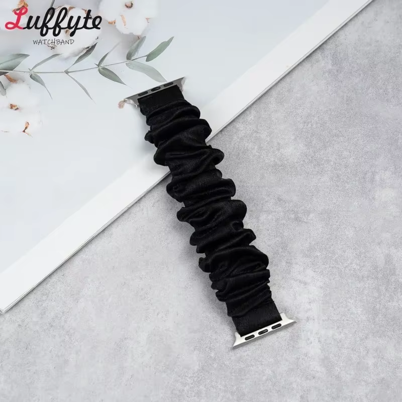 Bracelet femme pour Apple Watch 1-11 Ultra SE 3 2 1 élastique Scrunchie Bracelets pour Iwatch 38-49mm accessoires de montre