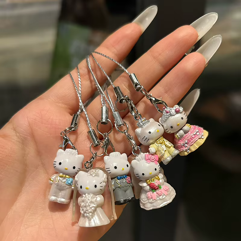 2 porte-clés Hello Kitty