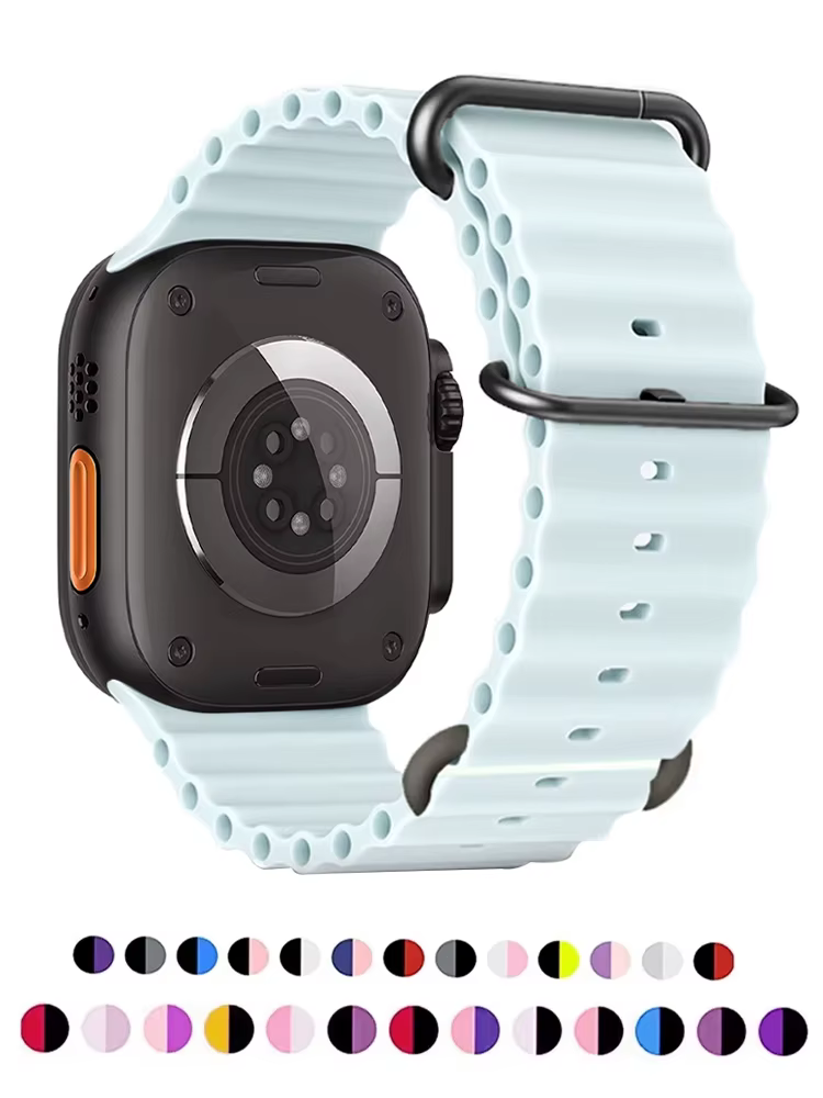 Bracelet océan pour Apple watch Ultra série 3 11 10 9 7 8 6 SE 49mm 45mm 46mm 42mm 44mm 40 41