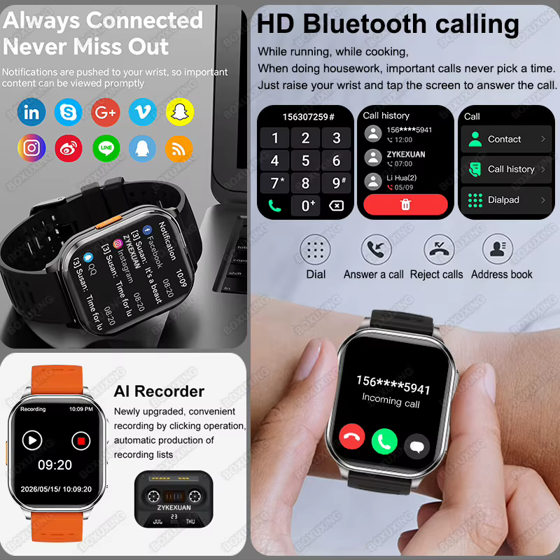 Nouvelle montre connectée avec caméra