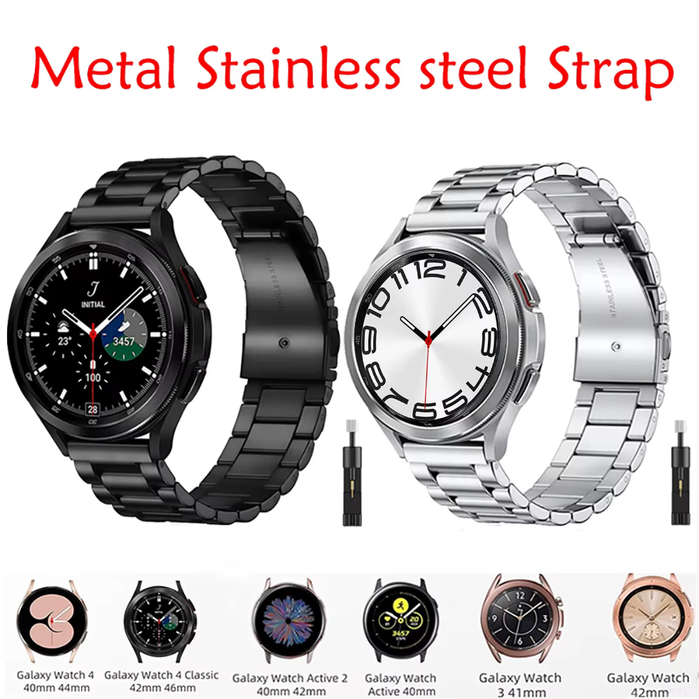 Bracelet en métal pour Samsung Galaxy Watch 7/6/5/4 40mm 44mm