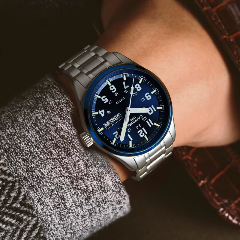Montre-bracelet de carnaval pour homme