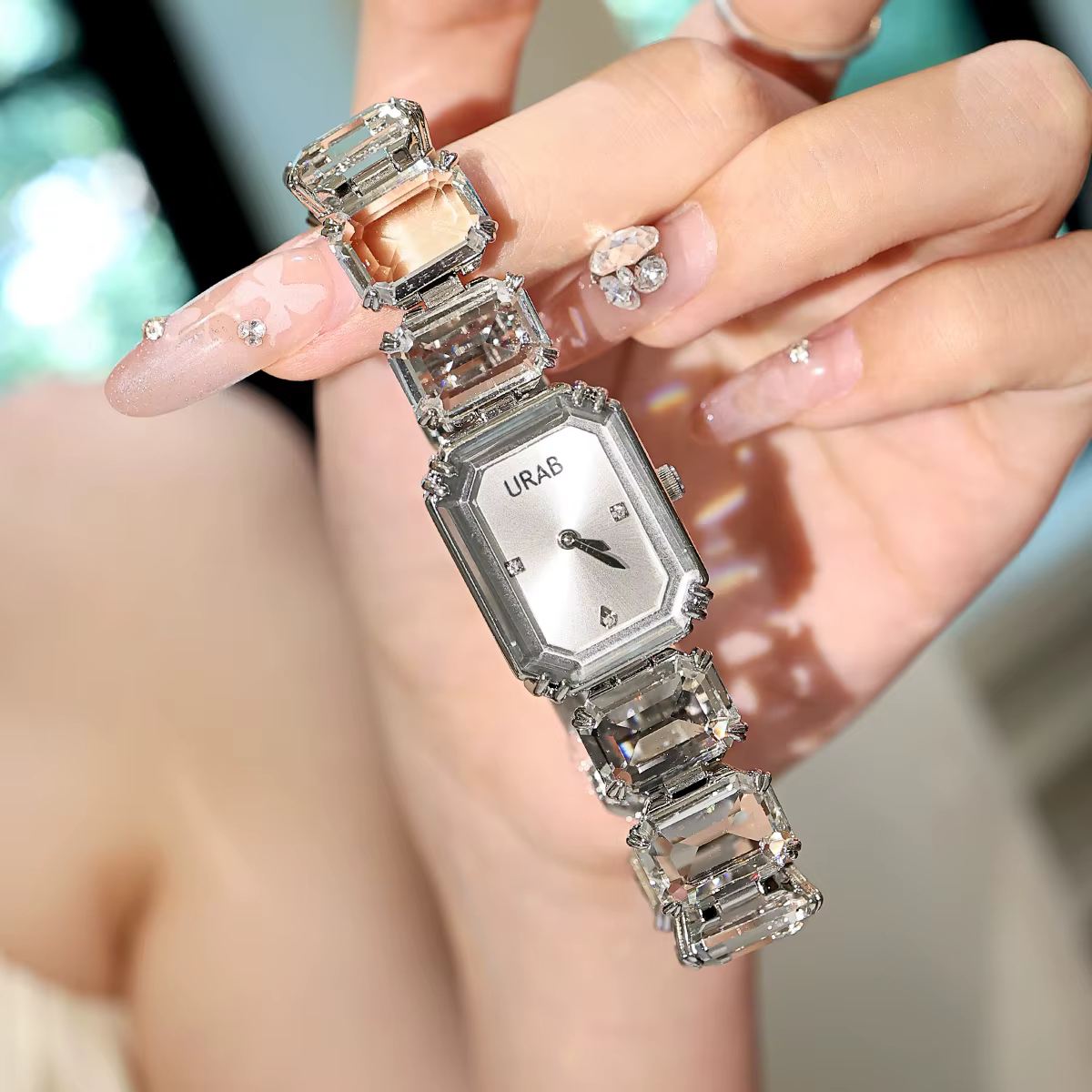 URAB Square Sugar montre pour femme mode lumière luxe Niche montre pour femme