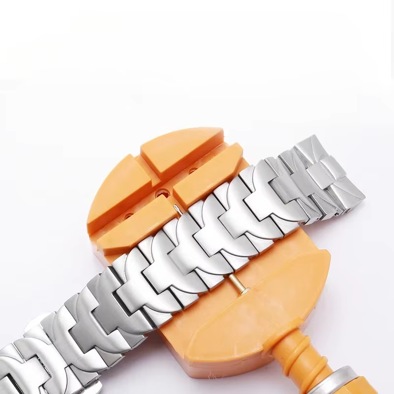 Pour Panerai Luminor série argent noir 24 22mm Pam 441111 Bracelet de montre en acier inoxydable solide antirouille