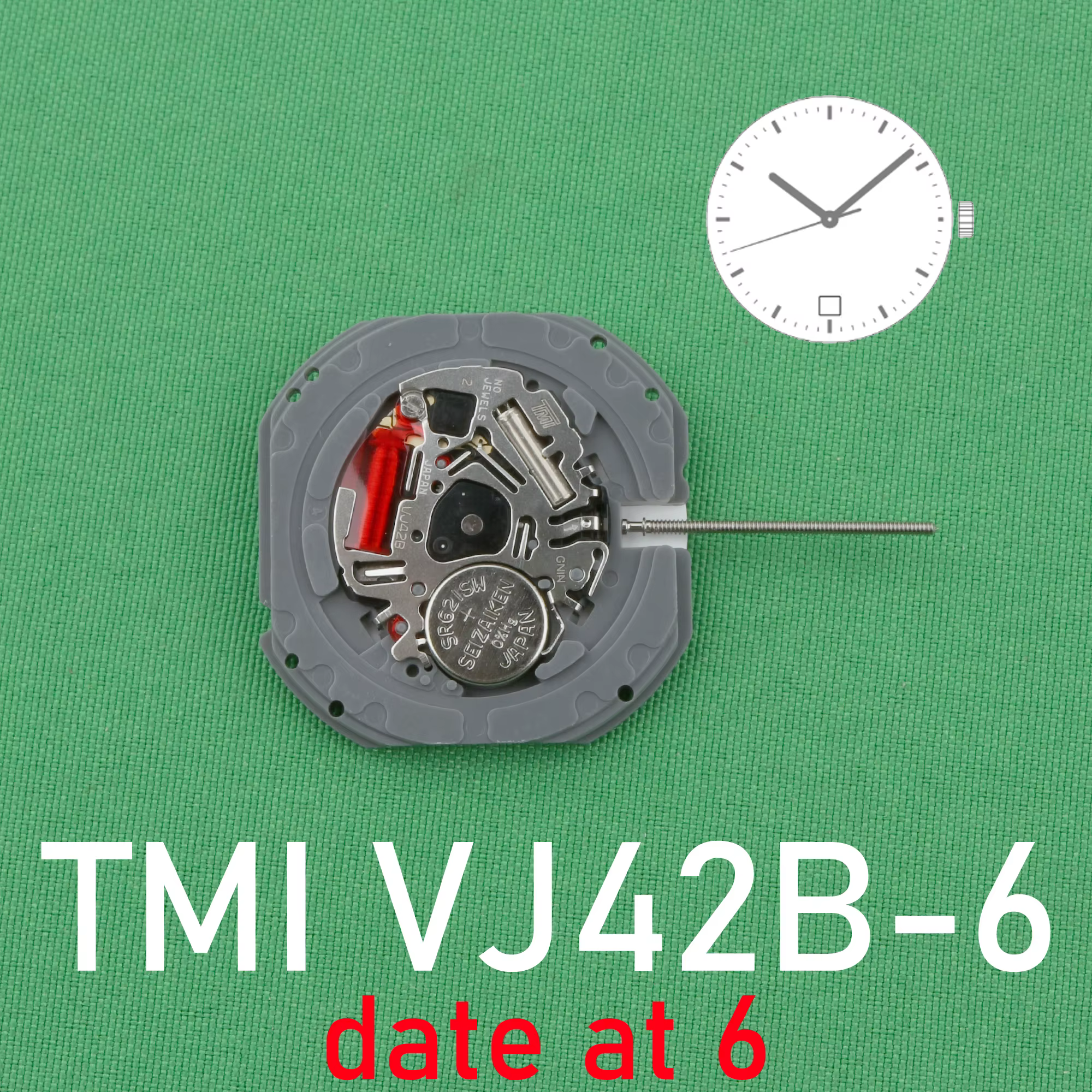 TMI VJ42B mouvement nouveau japon Seiko VJ42b-6