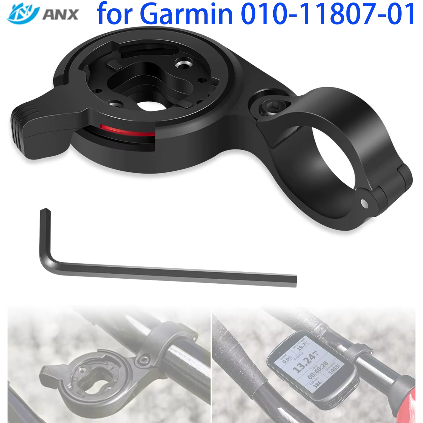 Support d'ordinateur de guidon de vélo TT de 22.2mm pour ordinateur