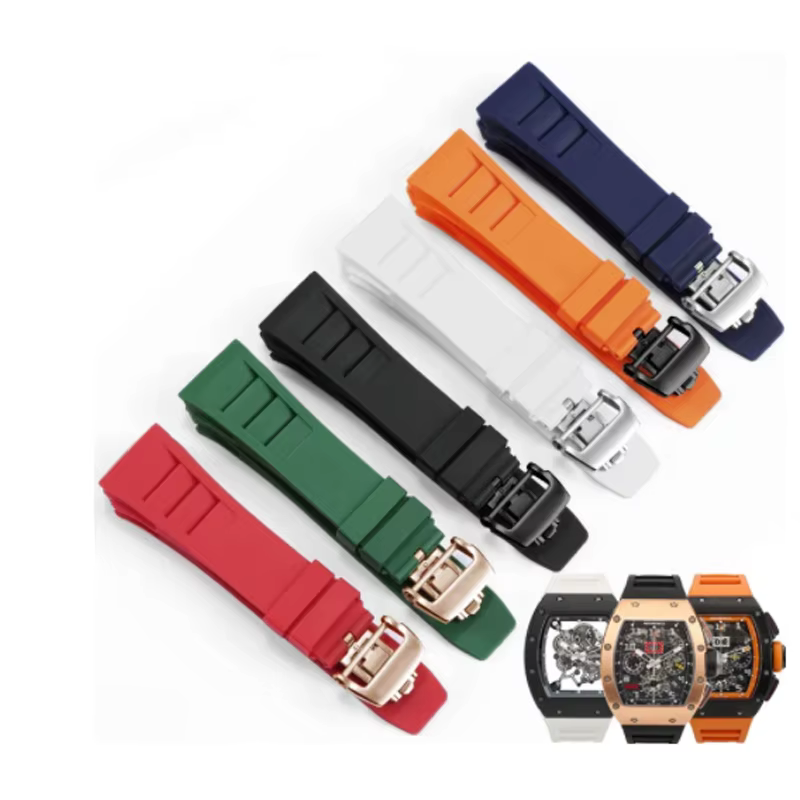 Bracelet de Montre en Caoutchouc pour Richard Mille