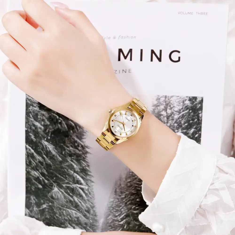 Montres-bracelets à quartz simples pour femmes et filles