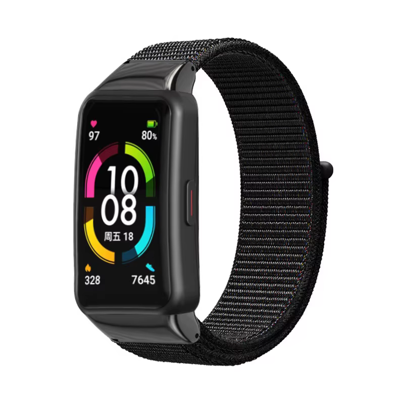 Nouveau bracelet en Nylon pour Huawei Band6 Correa Smartwatch ceinture de remplacement respirant Sport pour HONOR Band