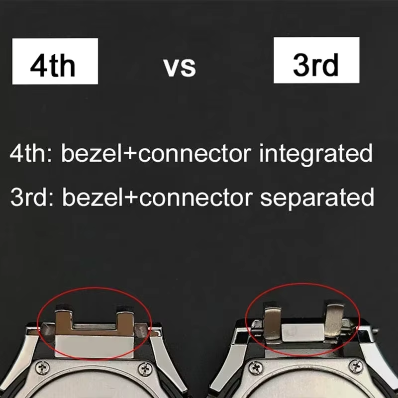 Kit Mod GEN5 GA2100, lunette métallique pour G shock