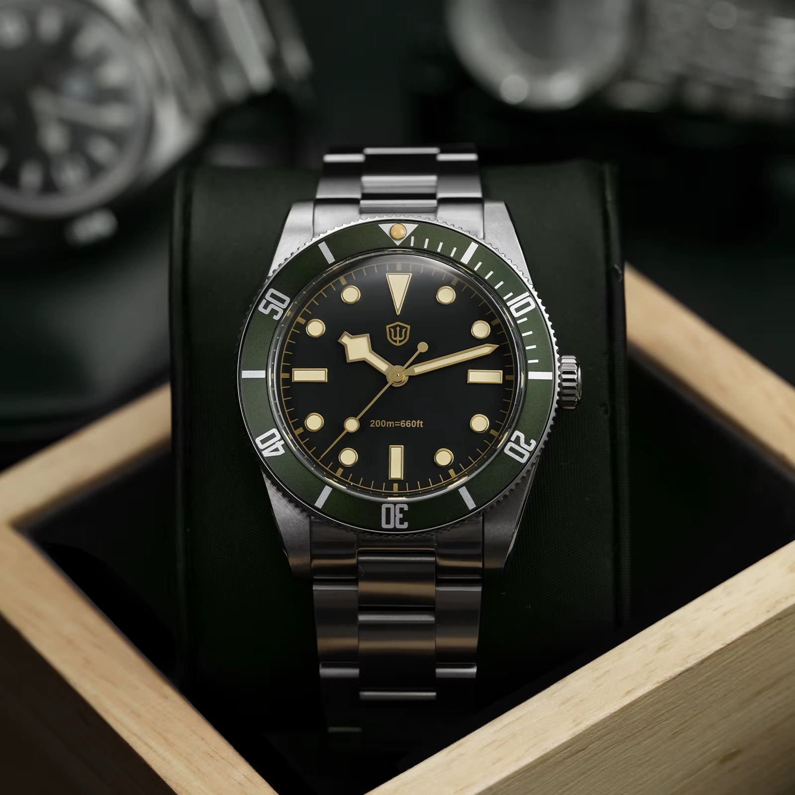 Watchdives WD7922 montre à Quartz VH31 mouvement 200m étanche hommes montres saphir cristal lumineux Vintage
