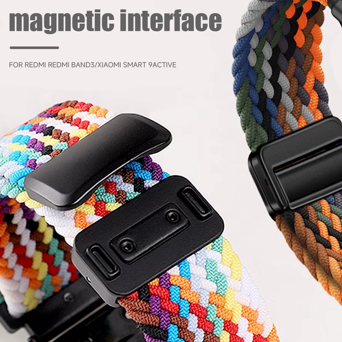 Étui + bracelet tressé pour Xiaomi Smart Mi band 9 8
