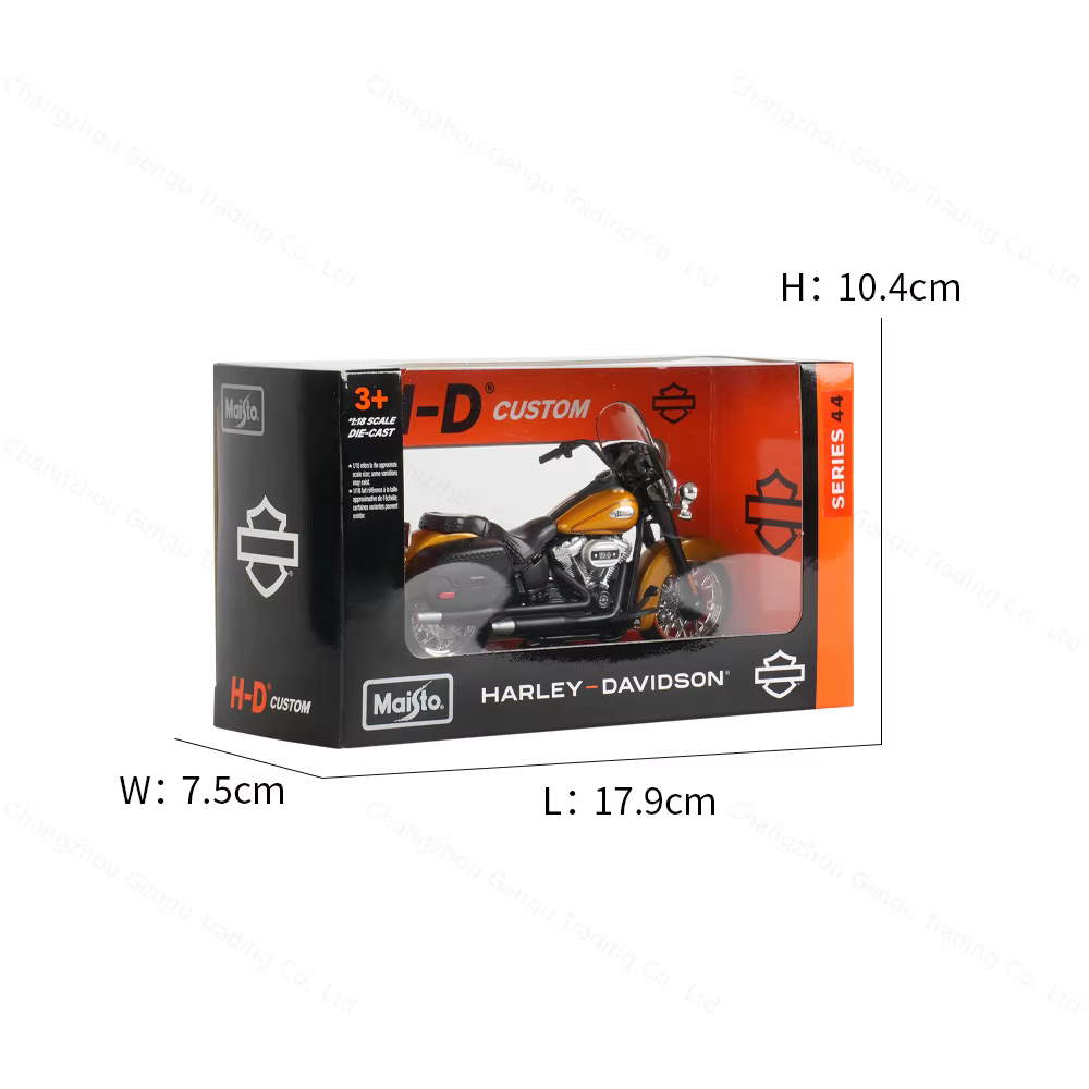 Maisto 1:18 harley-davidson 2023 HARLEY-DAVIDSON héritage classique moulé sous pression véhicules loisirs de collection moto modèle jouets
