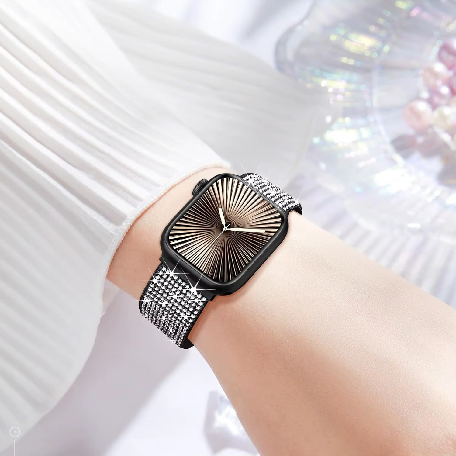 Bracelet magnétique en nylon pour Apple Watch Series 11 10 SE 9 8 7 6 5 4 3 45mm 46mm 42mm 41mm 40mm Sport pour iWatch